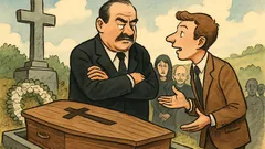 Ανέκδοτο: Στην κηδεία ζήτησε προαγωγή