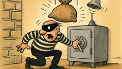 Ανέκδοτο: Πάει κλέφτης στο χρηματοκιβώτιο…