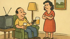 Ανέκδοτο: Γυρίζει απ’ τη δουλειά και λέει...