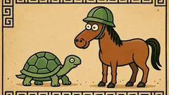 Ανέκδοτο: Τι βγήκε από χελώνα και άλογο;