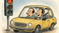 Ανέκδοτο: Ο Μιχάλης περνάει με κόκκινο