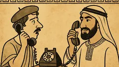 Ανέκδοτο: Ένας Γάλλος τηλεφωνεί στη Σαουδική Αραβία…