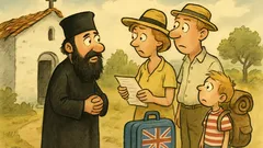 Ανέκδοτο: Μια οικογένεια Άγγλων ψάχνει WC