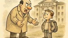 Ανέκδοτο: Ο μπαμπάς λέει στο παιδί...