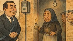 Ανέκδοτο: Νομάρχης μπαίνει σε σπίτι γριάς