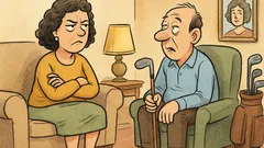 Ανέκδοτο: Αν πέθαινα, θα ξαναπαντρευόσουν;