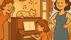 Ανέκδοτο: Η κορούλα σας παίζει πιάνο όλη μέρα;