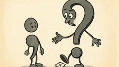 Ανέκδοτο: Τι λέει η άνω-κάτω τελεία;