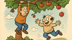 Ανέκδοτο: Δύο τρελοί κρέμονται από μηλιά…