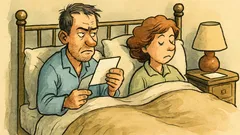 Ανέκδοτο: Ένα αντρόγυνο μετά από ομηρικό καβγά...