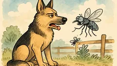 Ανέκδοτο: Εκεί που καθόταν ένα λυκόσκυλο…