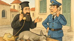 Ανέκδοτο: Ο παπάς καλεί την αστυνομία...