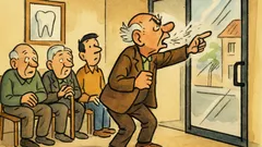 Ανέκδοτο: Στην αναμονή οδοντιατρείου, τρεις γέροι…