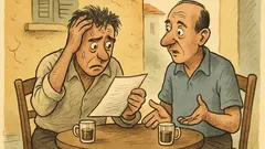 Ανέκδοτο: «Φίλε, είμαι πολύ φοβισμένος...»