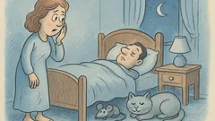 Ανέκδοτο: Η σύζυγος δεν κλείνει μάτι...