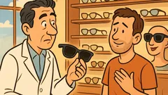 Ανέκδοτο: Πάει κάποιος σε οπτικό...