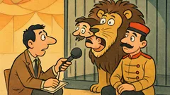 Ανέκδοτο: Δημοσιογράφος ρωτά τον θηριοδαμαστή