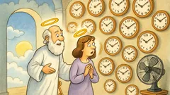 Ανέκδοτο: Μια γυναίκα πεθαίνει και πάει Παράδεισο