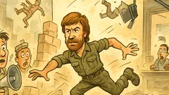 Ανέκδοτο: Στα γυρίσματα του «Delta Force» ο Νόρις