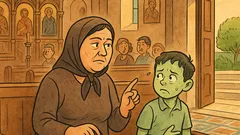 Ανέκδοτο: Ο Μπόμπος στην εκκλησία ζαλίζεται…