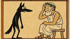 Ανέκδοτο: Μαύρος και λιγνός λύκος…