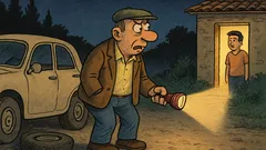 Ανέκδοτο: Σε απόμερο μέρος, αργά τη νύχτα