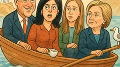 Ανέκδοτο: Κλίντον, Μόνικα και Χίλαρι σε βάρκα