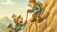 Ανέκδοτο: Δύο ορειβάτες στον Όλυμπο…