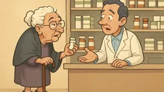 Ανέκδοτο: Πάει μια γιαγιά στο φαρμακείο…