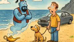 Ανέκδοτο: Ένας άντρας βρήκε ένα λυχνάρι