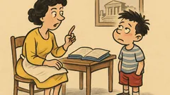 Ανέκδοτο: Η μαμά του Τοτού τον ρωτάει...