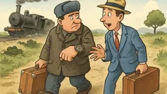 Ανέκδοτο: Ταξιδεύει ένας Ρώσος με το τρένο...