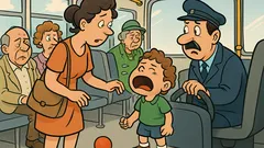 Ανέκδοτο: Μπαίνει παιδάκι στο λεωφορείο, ζητά μπαλάκι