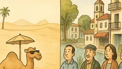 Ανέκδοτο: Γιατί οι καμήλες ζουν στην έρημο;