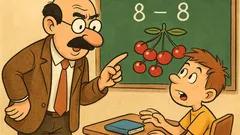 Ανέκδοτο: Δάσκαλος ρωτά: «Πόσο κάνει 8-8;»