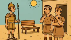 Ανέκδοτο: Αλλάζει διοικητής, βλέπει σκοπό στο παγκάκι