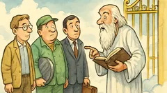 Ανέκδοτο: Πεθαίνουν δάσκαλος, σκουπιδιάρης κι δικηγόρος