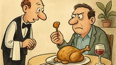 Ανέκδοτο: Ο σερβιτόρος ρωτά για το κοτόπουλο