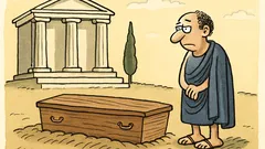 Ανέκδοτο: Αν δεν πηγαίνεις στις κηδείες...