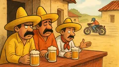 Ανέκδοτο: Σε χωριό του Μεξικού, σε μπαρ…