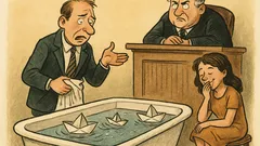 Ανέκδοτο: Ένας σύζυγος ζητά διαζύγιο στο δικαστήριο