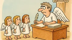 Ανέκδοτο: Πώς λέγονται οι θηλυκοί μικροί άγγελοι;