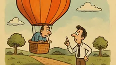 Ανέκδοτο: Ένας άντρας σε αερόστατο χάθηκε
