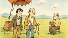 Ανέκδοτο: Δύο φίλοι σε αερόστατο…