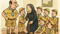 Ανέκδοτο: Στη συγκέντρωση των μικρών προσκόπων…