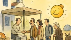 Ανέκδοτο: Γιατί οι εκλογές γίνονται ως το ηλιοβασίλεμα;