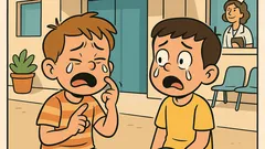 Ανέκδοτο: Δυο παιδάκια έξω απ’ το νοσοκομείο