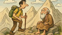 Ανέκδοτο: Ένας ορειβάτης ψάχνει το νόημα