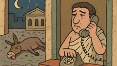 Ανέκδοτο: Γυρνάει βραδύγλωσσος σπίτι, βλέπει ψόφιο γάιδαρο