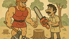 Ανέκδοτο: Ήταν ένας ξυλοκόπος που αγόρασε αλυσοπρίονο…